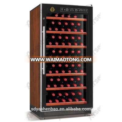 2015 Compressor Wine Cooler/Upright Wine Display Fridge/home wine chiller