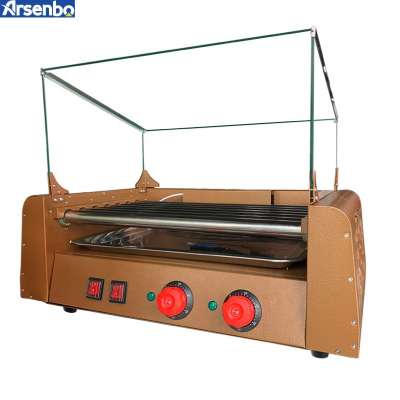 Arsenbo Convenience Store Equipment Fast Food Hot Dog Rolling Machine Roast Sausage Grill